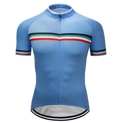 Mens Cycling Jersey Summer Outdoor Bike Shirt Short Sleeve Cycle Sports Uniform - Picture 9 of 55