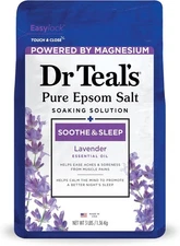 Dr Teal’s Epsom Salt Soaking Solution 3 lb | Soothe & Sleep Lavender