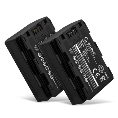 2x Akku für Sony Alpha 7R III (ILCE-7RM3) Alpha 7 IV 1600mAh 