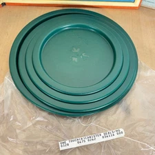 Tupperware Green 1 Touch Canister 4 Pc Replacement Lid Seal 2423 2421 2419 2417