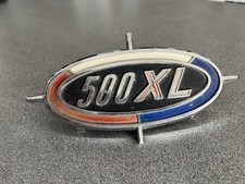 1962 Ford Galaxie 500 Xl Fuel Lid Emblem Gas Door Ornament Oem 62