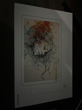 Black 10.1 inch android tablet used once model C107 128 GB of storage