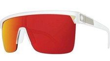 Spy Optic FLYNN 5050 Sunglasses - MATTE CRYSTAL / HD RED Spectra MIRROR - NEW