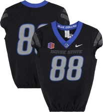 Boise State Broncos Team-Issued #88 Black Jersey from Football Program - Size 42