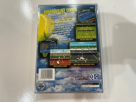 Break Point Tennis (Sega Saturn, 1996) CIB Complete with Registration Card MINT
