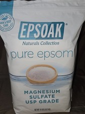 Epsoak Epsom Salt 19 lb. Bulk Resealable Bag Magnesium Sulfate USP