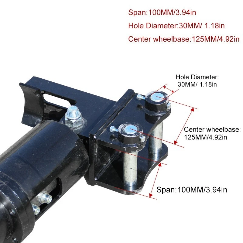 Accesorio de barrena hidráulica mini orificio de poste de excavadora para excavadora pequeña de 1,5-2,2 toneladas Foto 3 de 4