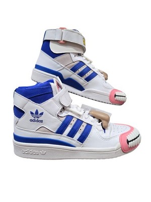 adidas gazelle silver green womens Adidas x KF Mens Forum Hi Humanchives Shoes 'FTWR White'  Extra Butter