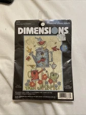 WATERING CAN CONDOS 2001 Dimensions Counted Cross Stitch Sealed Kit 6876 NEW