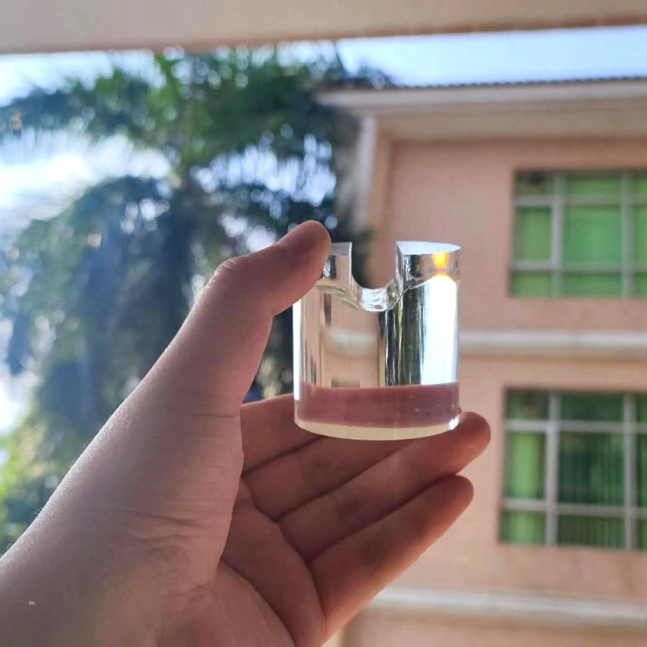 Knife Display Stand Single Acrylic Rack for Fixed Folding Knives Transparent