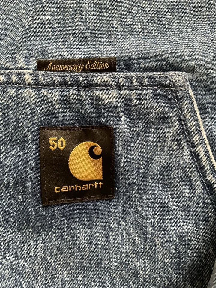 Carhartt WIP 50th Anniversary Edition OG Active Denim Jacket Size M NWT Rare - Image 2 of 4