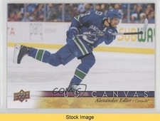 2017-18 Upper Deck UD Canvas Alexander Edler #C197 READ z6b