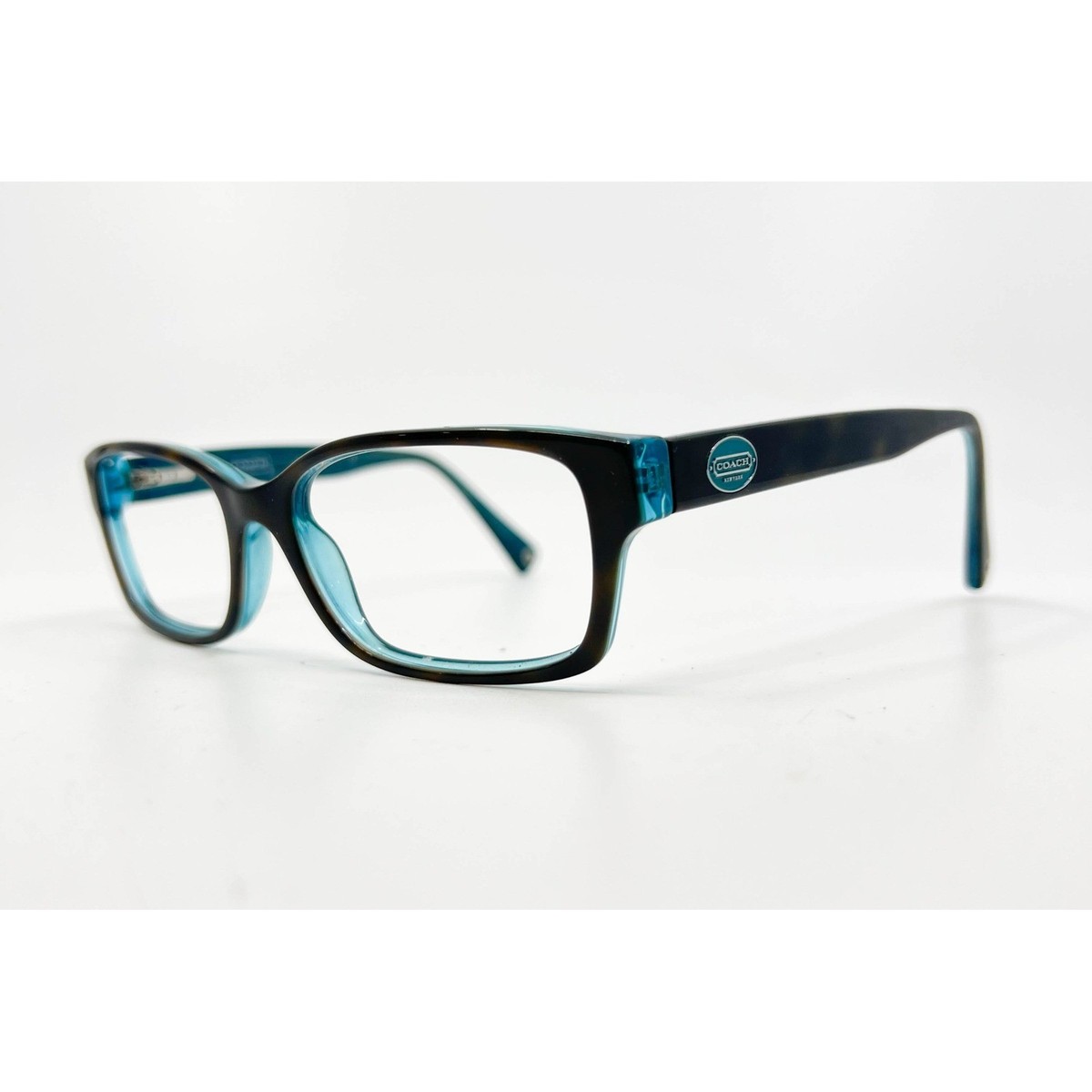 Coach Two-Tone Teal and Brown Women\'s Sunglasses Coach Eyeglasses Women main image 2