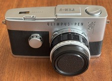 Olympus PEN-F Vintage Half Frame Film Camera w/ F.Zuiko Auto-S 38mm f/1.8 Lens