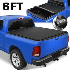 6ft Soft Roll-up Tonneau Cover For 2005-2025 Nissan Frontier No Mxico Truck Bed