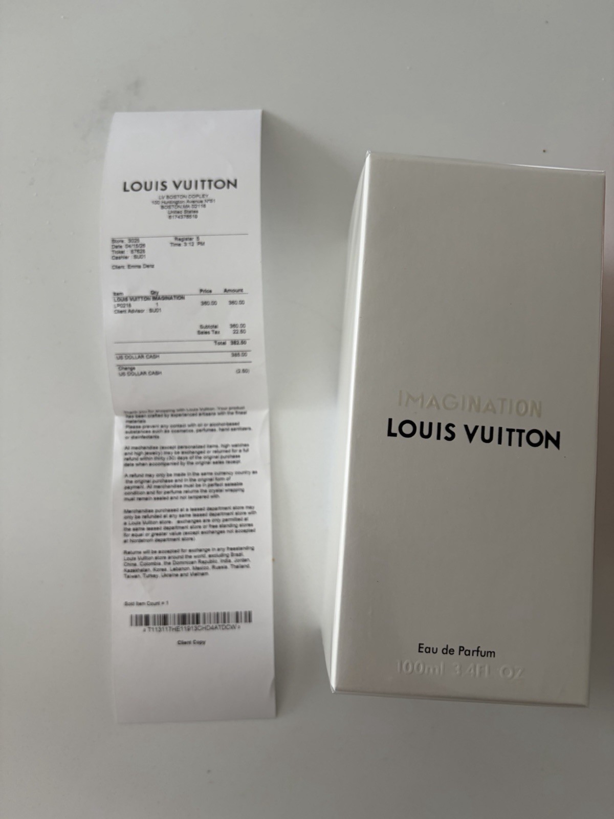 Louis Vuitton Imagination Eau de Parfum Spray 100 ml/3.4 fl oz Bergamot