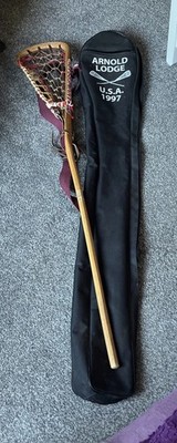 T S Hattersleys Anniversary Lacrosse Stick & A.Lodge U.S.A Carry Case Free P&P