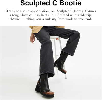 Coach Women's Sculpted C Bootie Fashion Boot | eBay