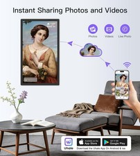 21.5 Inch Large Digital Picture Frame WiFi with Remote Control 3730JY2