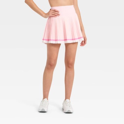 Women Woven High-Rise Pleated Skort - All In Motion