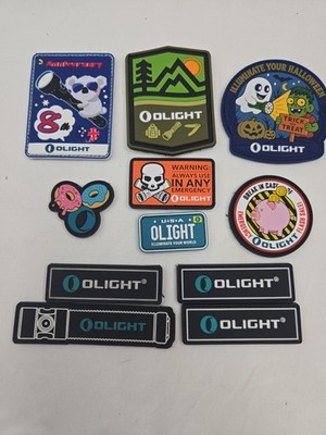Olight  Patch Lot (11)  Hook & Loop 