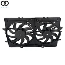 For Audi A5 Q3 A6 A4 Q5 AU3115113 Dual Radiator Condenser Cooling Fan Assembly