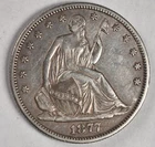 1877-S Seated Liberty Half Dollar — photo from another recent sale