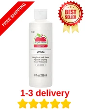 Apple Barrel Acrylic Paint in Assorted Colors 8 Ounce 20403 White