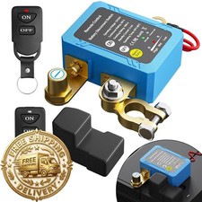 Remote Battery Disconnect Switch 12V, 240A, Kill Switch for Car Prevent Battery