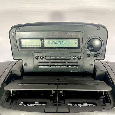 Panasonic RX-DT909 Cobra Top CD Radio Cassette Boombox AM/FM