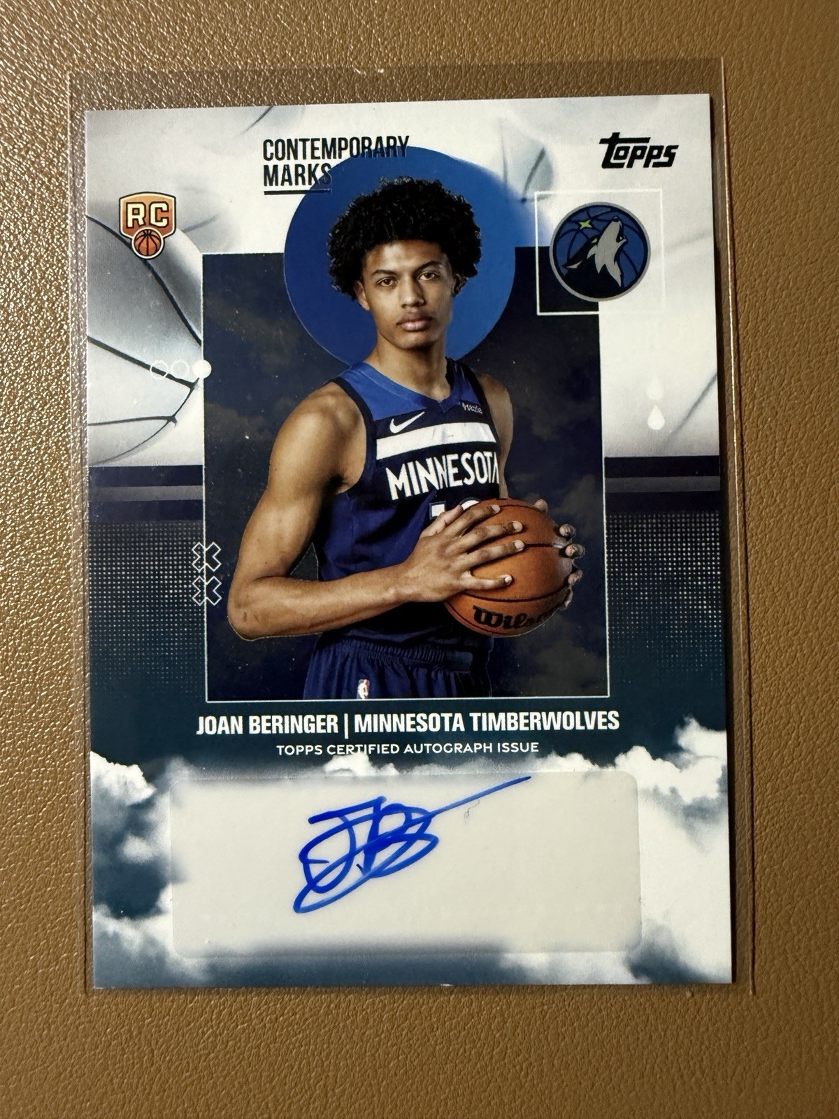 2025-26 Topps Timberwolves Joan Beringer Contemporary Marks Auto #CM-JB (RC/AU)