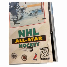 NHL Powerplay 96 & NHL All-Star Hockey (Sega Saturn) Complete w/ Man + Reg Card
