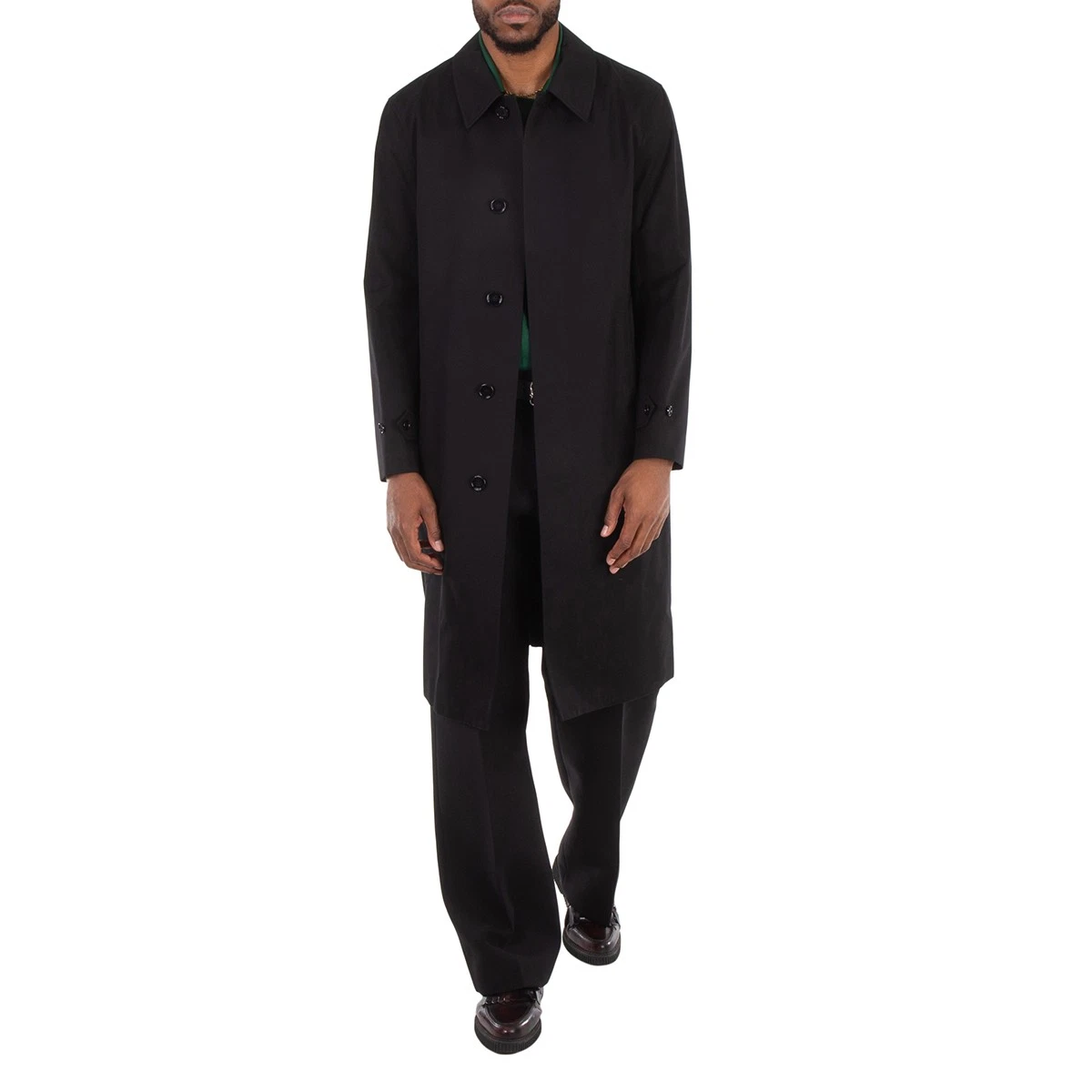 Cappotto auto Burberry x Minecraft motivo monogramma gabardina cotone