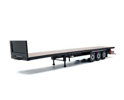 Solido S2400506 Black 1/24 Tray Trailer