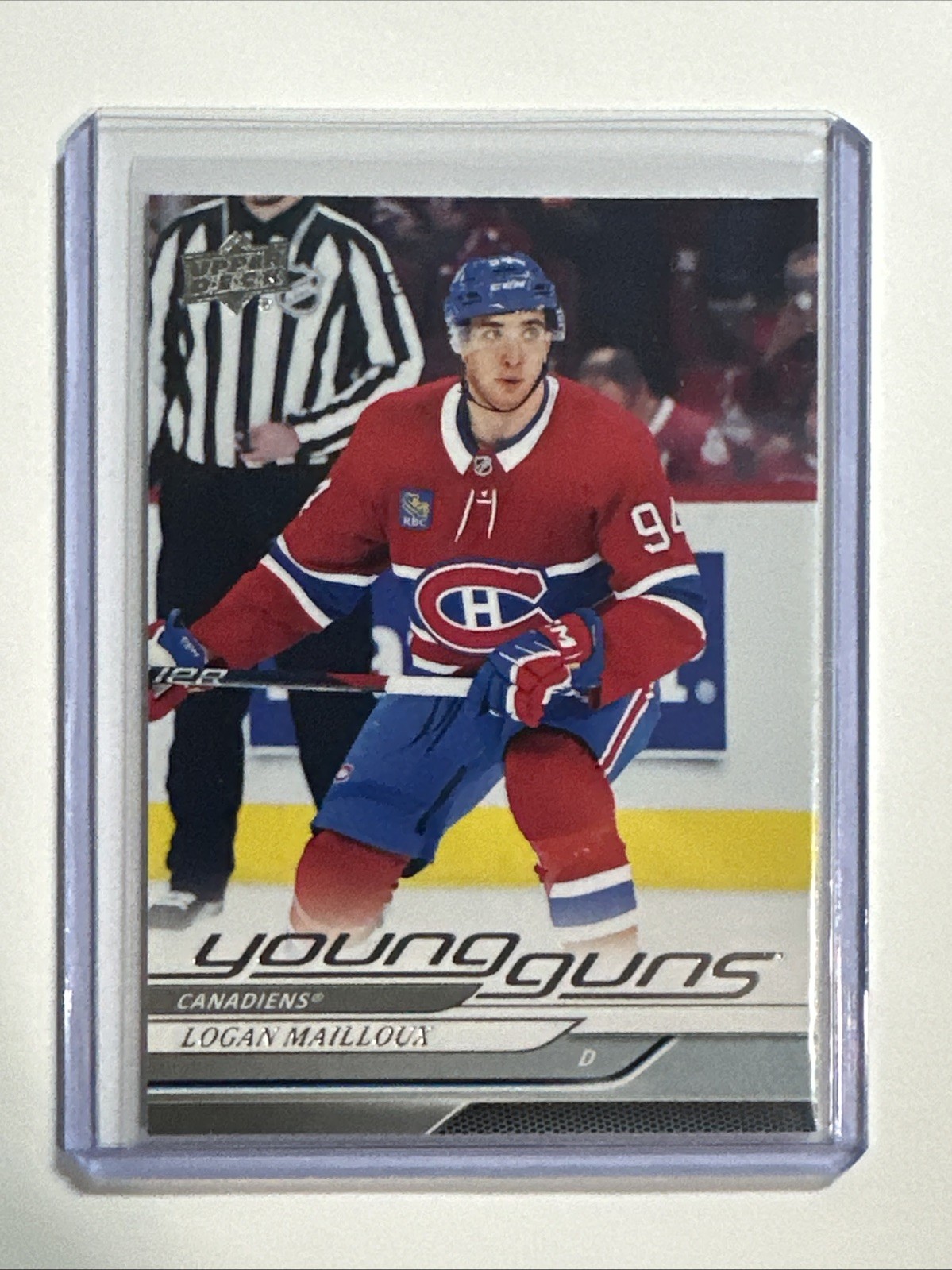 2024-25 Upper Deck Series 1 - Young Guns Logan Mailloux #239 (RC)