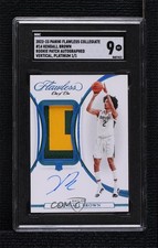 2022 Flawless Collegiate Platinum 1/1 Kendall Brown SGC 9 MINT Patch Auto 13u1