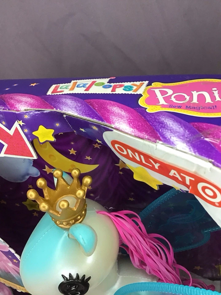 New (Bent Box, Dead Battery) Lalaloopsy Ponies Moon Glow Light-Up Pony - image 2 of 4