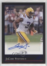 2021 Leaf Ultimate Draft 1992 Black Gold Navy 18/35 JaCoby Stevens Auto 0w8