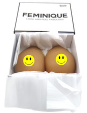 Feminique Silicone Breast Forms 2400G DD/E Cup Hazel Tone Mastectomy Transgender