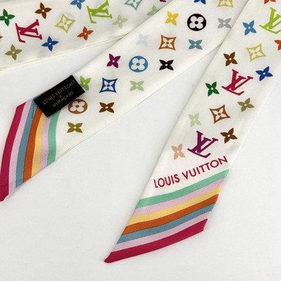 Louis Vuitton x Takashi Murakami Silk Monogram Multicolor Bandeau