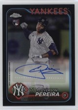 2024 Topps Chrome Update Black Refractor /10 Everson Pereira #AC-EP Auto 10h2
