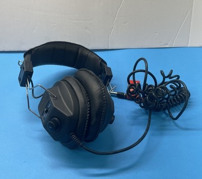 Vintage Califone 3068AV Noise reducing Mono Headphone W/3.5 mm Plug & Adapter