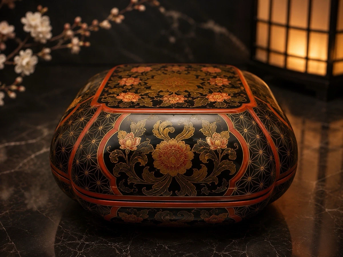 日本漆器的收藏日本盒(1900-现在) | eBay