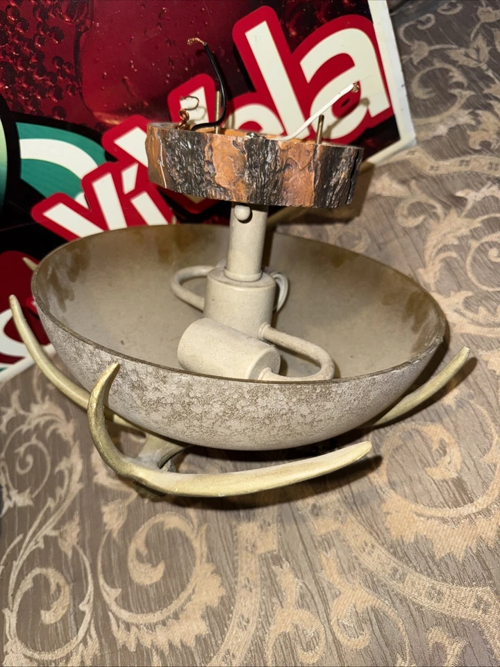 Lodge 2 luces montaje semi-al ras en estilo rústico y asta 9 pulgadas de alto y 12 Foto 2 de 4