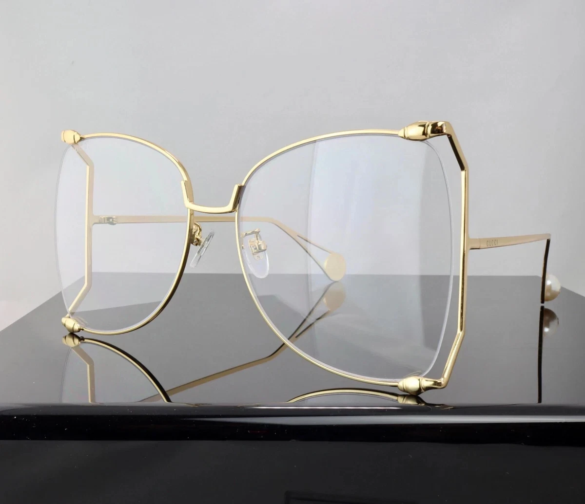 Gucci Clear Fashion Eyewear & Clear Glasses for Women for sale | eBay