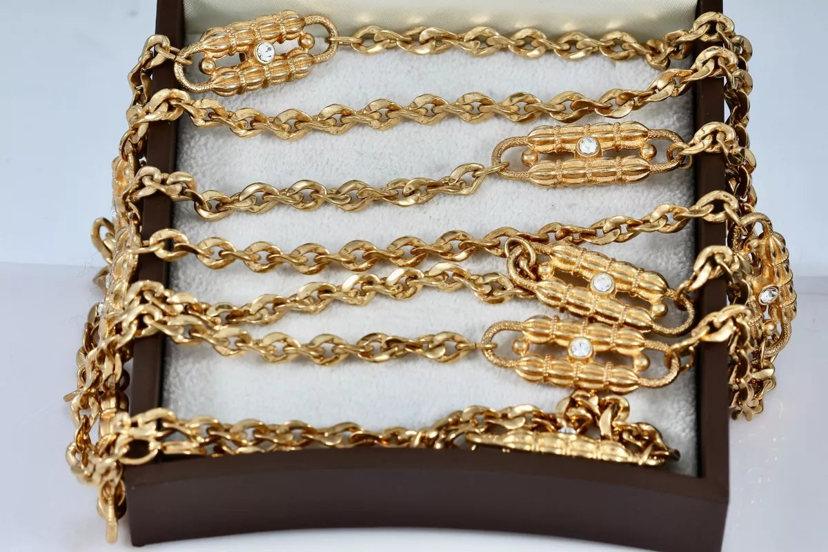 Jaqueline Kennedy for Camrose&Kross, Chanel inspired paperclip necklace  Gold-plated - Necklace - Catawiki