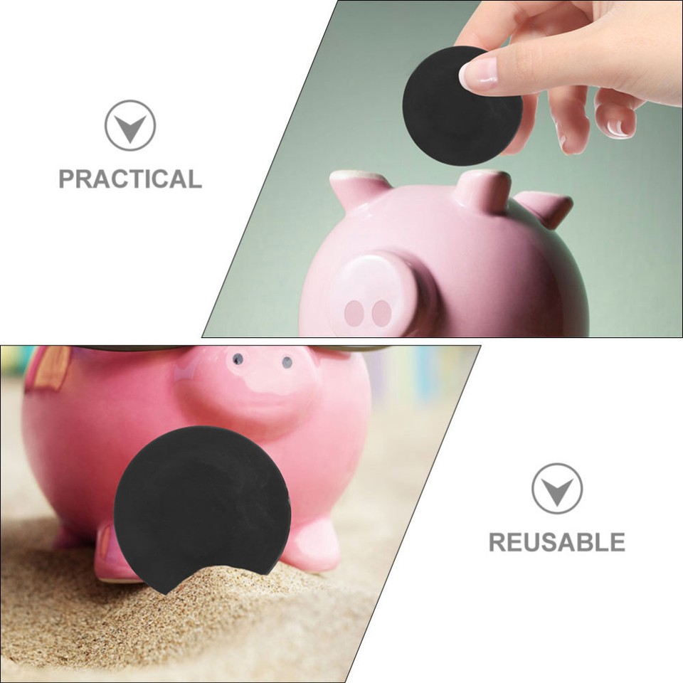 10 Pcs Piggy Bank Rubber Stopper Replacement Round Deposit Box Plug eBay