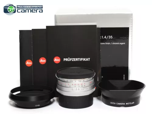 Leica Summilux-M 35mm F/1.4  Lens Ver.1 'Steel Rim' Reissued 11301 *BRAND NEW*