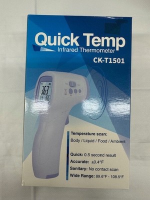 QUICK TEMP INFRARED THERMOMETER (CK-T1501) TEMPERATURE SCANNER