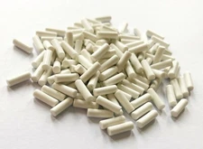 Porcelain Cylinder Filler Media - Rock & Metal Tumbling - 3/32" x 5/16"